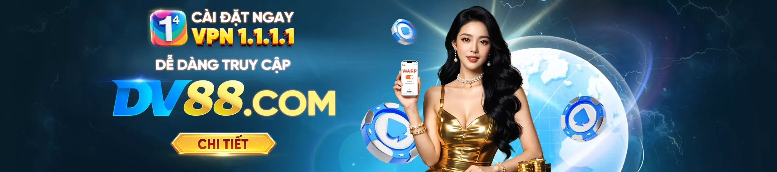 cài 1.1.1.1 để truy cập dv88 không bị chặn